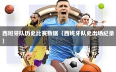 西班牙队历史比赛数据（西班牙队史出场纪录）