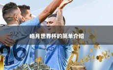 皓月世界杯的简单介绍